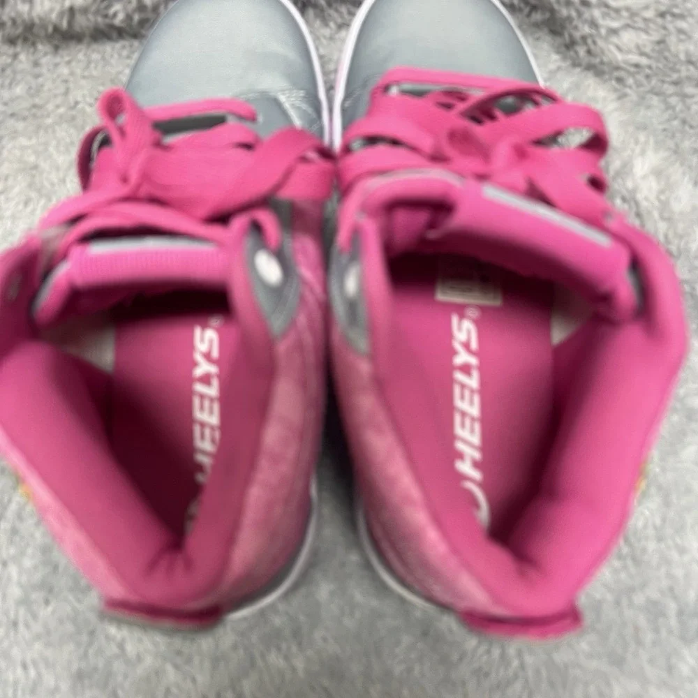 Heelys Roller Skate Sneaker‎ Shoes Girls 6 Pink Racer 20 Mid Simpson Homer Marge
